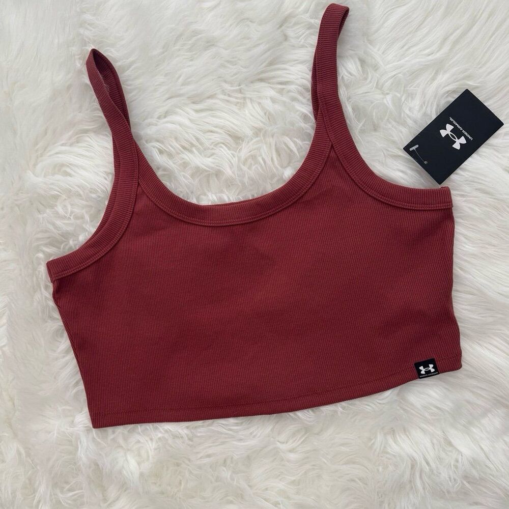 Under Armour Rival Rib Tiny Tank Size Large - Picture 3 of 9